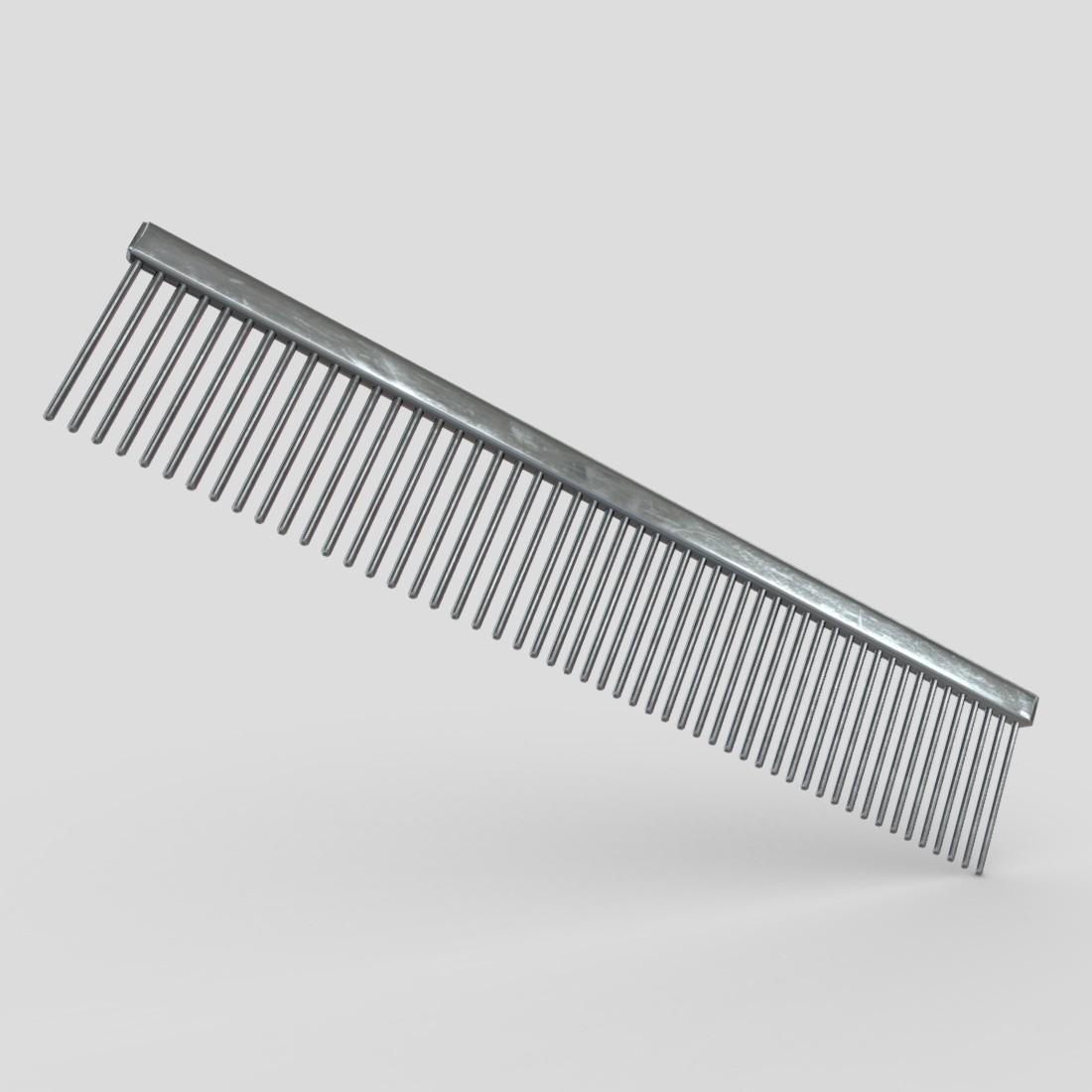STAINLESS STEEL HAIR COMB