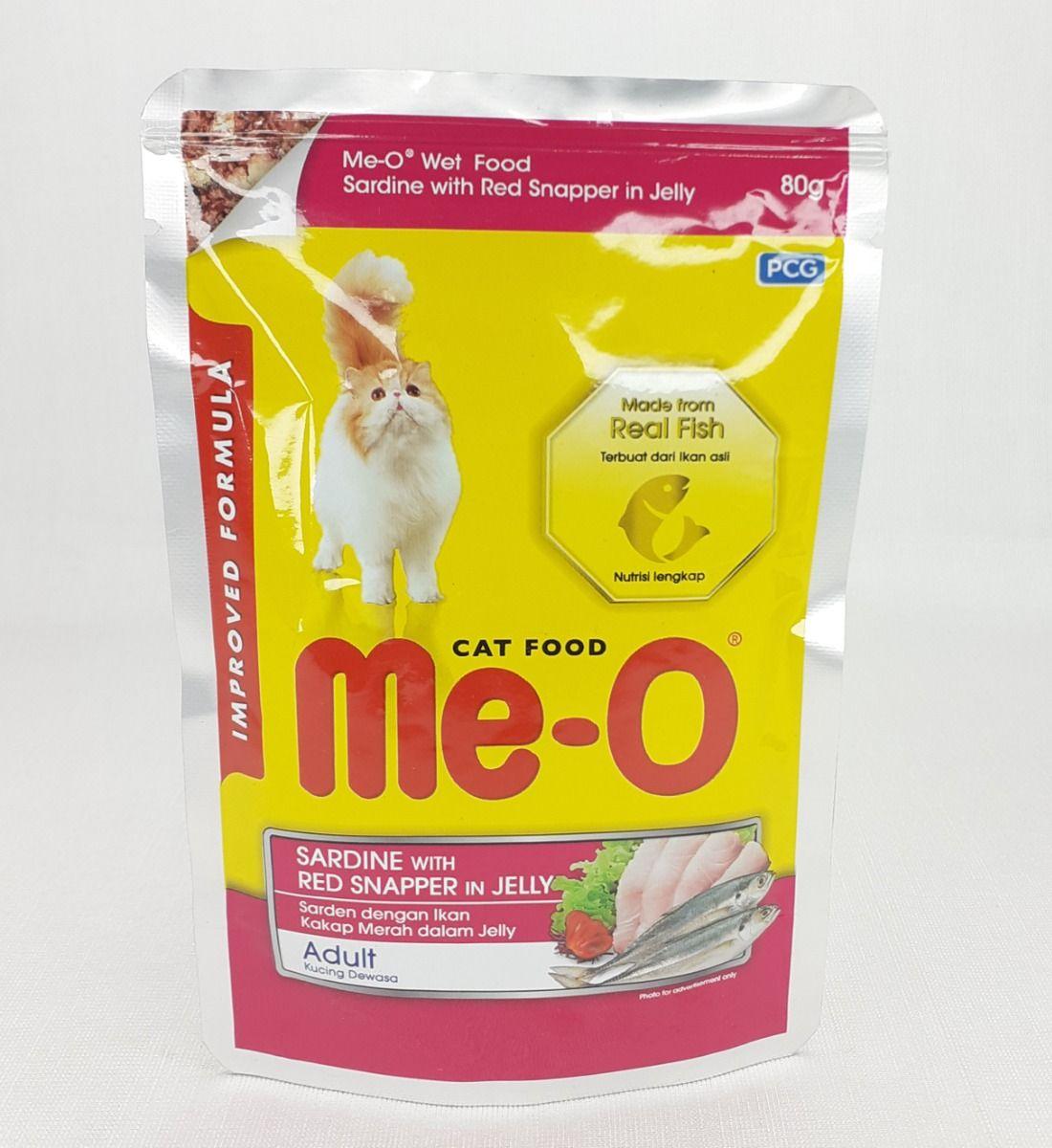 Meo Adult Sardine with Red Snapper in Jelly 80g