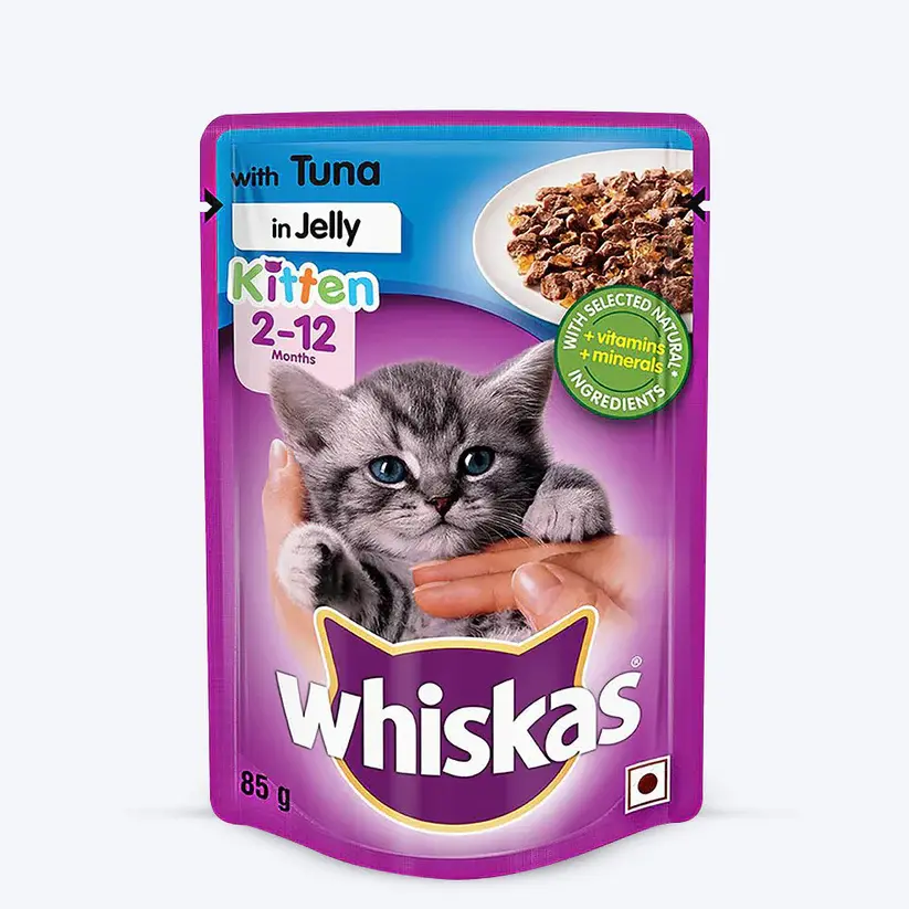 Whiskas Kitten Food Tuna In Jelly 85g
